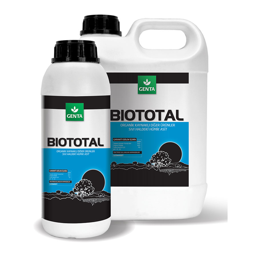 Genta Biototal Sıvı Hümik Asit Leonardit 1 lt 