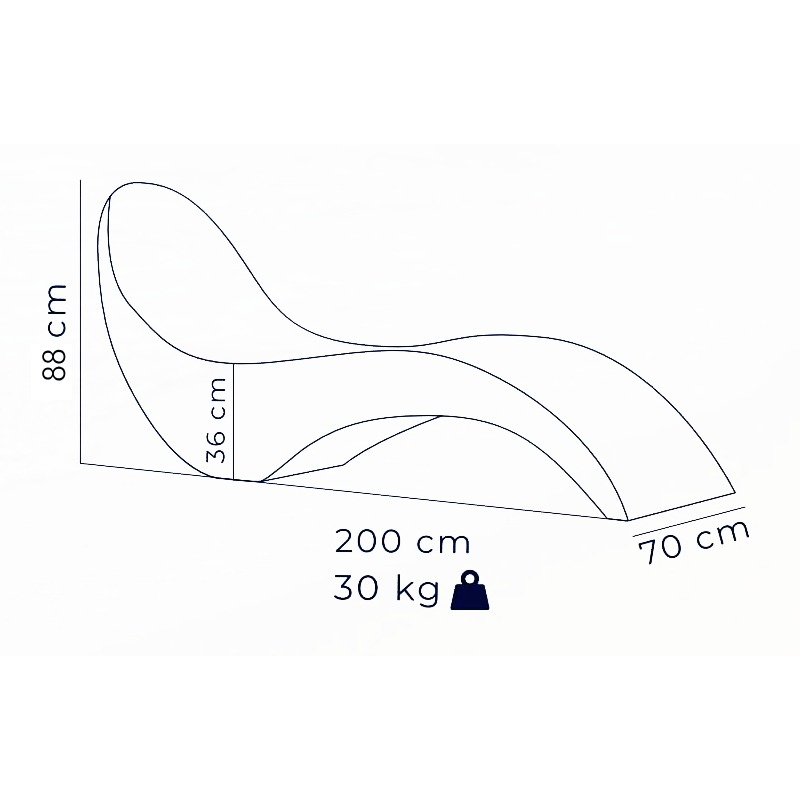 Fiber Şezlong Swandor 1