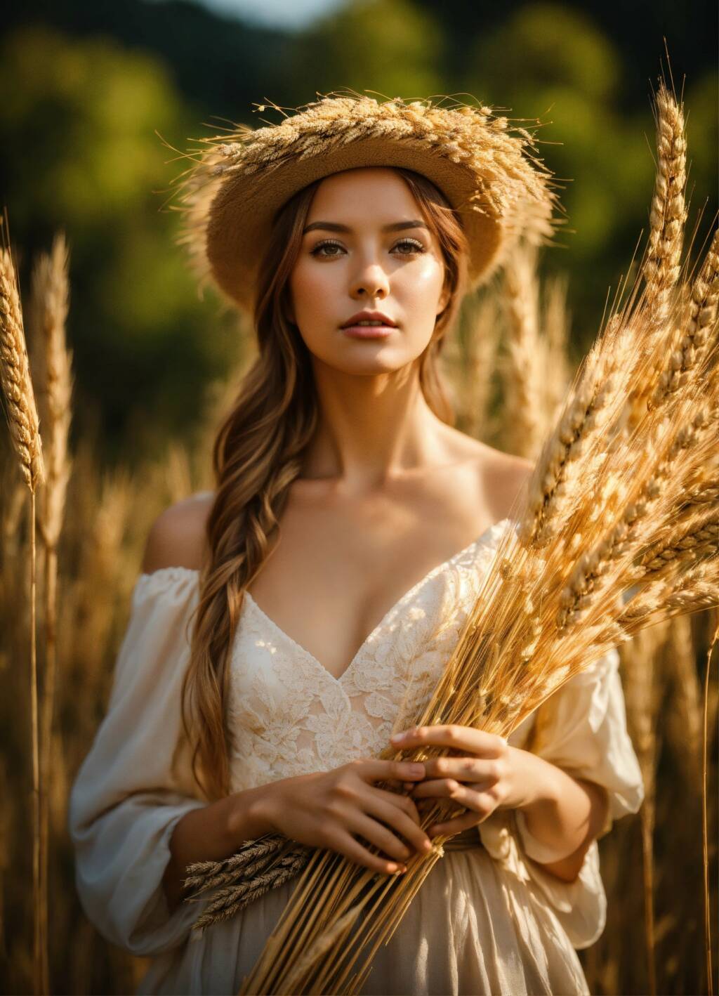 wheat girl