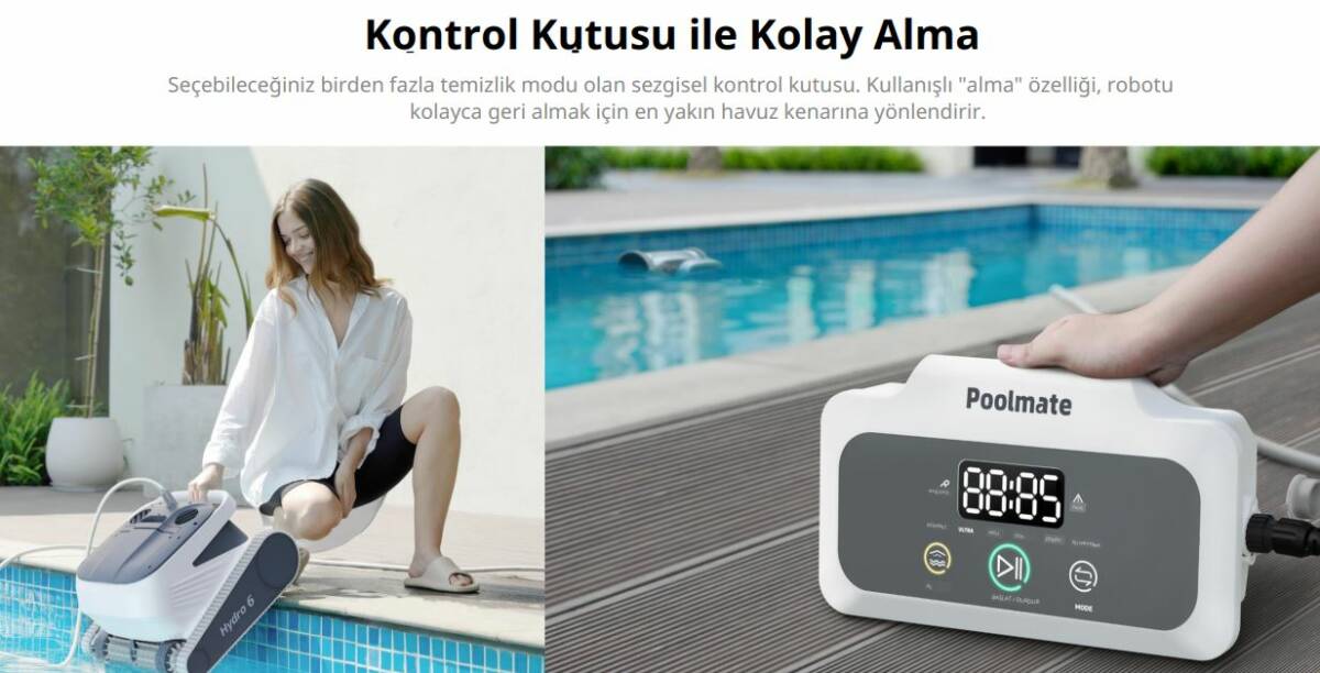 poolmate hydro6 kolay kullanim