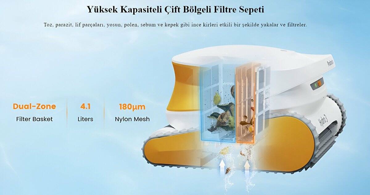 poolmate hydro3 yuksek kapasite filtre sepeti