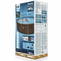 Bestway® 561CU Hydrium™ Çelik Duvarlı Prefabrik Yer Üstü Havuz Seti 4,88 m x 1,32 m 3