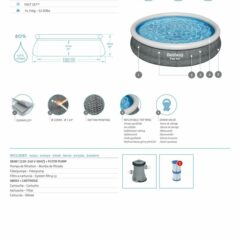 Bestway® 57445 Fast Set™ Çember Şişme Havuz Seti 3.66 m x 76 cm 3