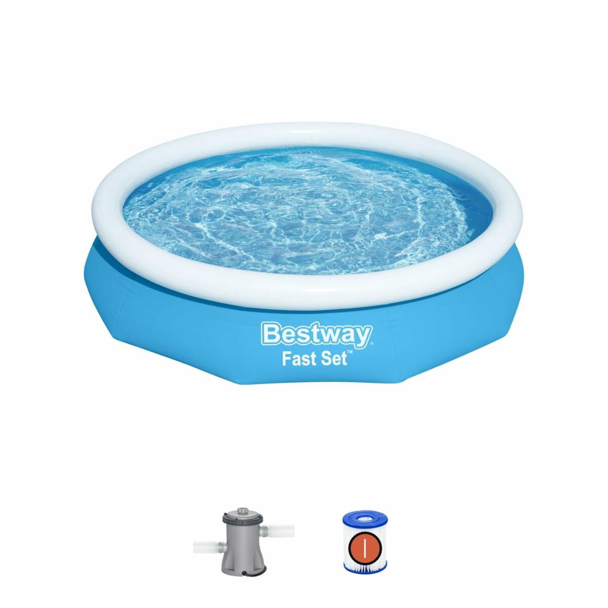 Bestway® 57458 Fast Set™ Çember Şişme Havuz Seti 3.05 m x 66 cm