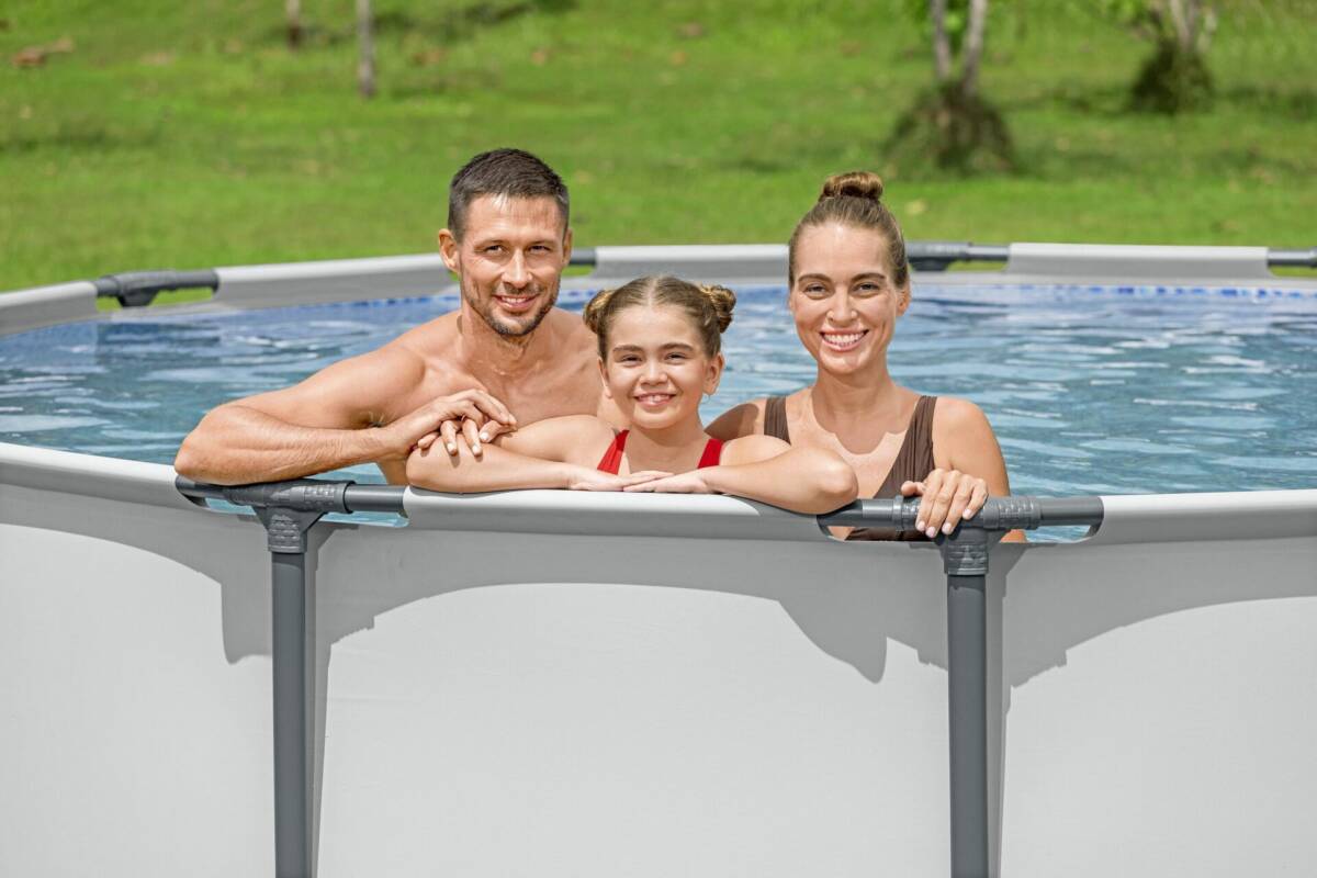 Bestway® 5612X Steel Pro MAX™ Prefabrik Yer Üstü Çember Havuz Seti 4,27 m x 1,22 m 2