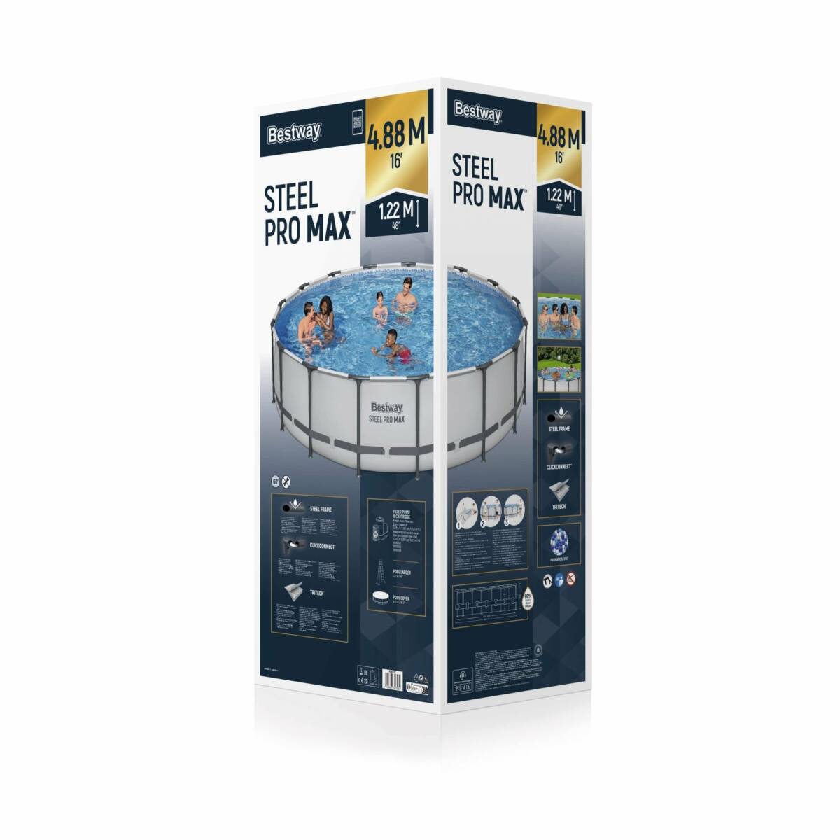 Bestway® 5612Z Steel Pro MAX™ 488*122 cm 3