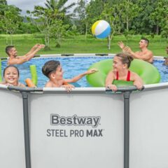 Bestway® 5618W Steel Pro MAX™ Prefabrik Yer Üstü Çember Havuz Seti 3,96 m x 1,22 m 2