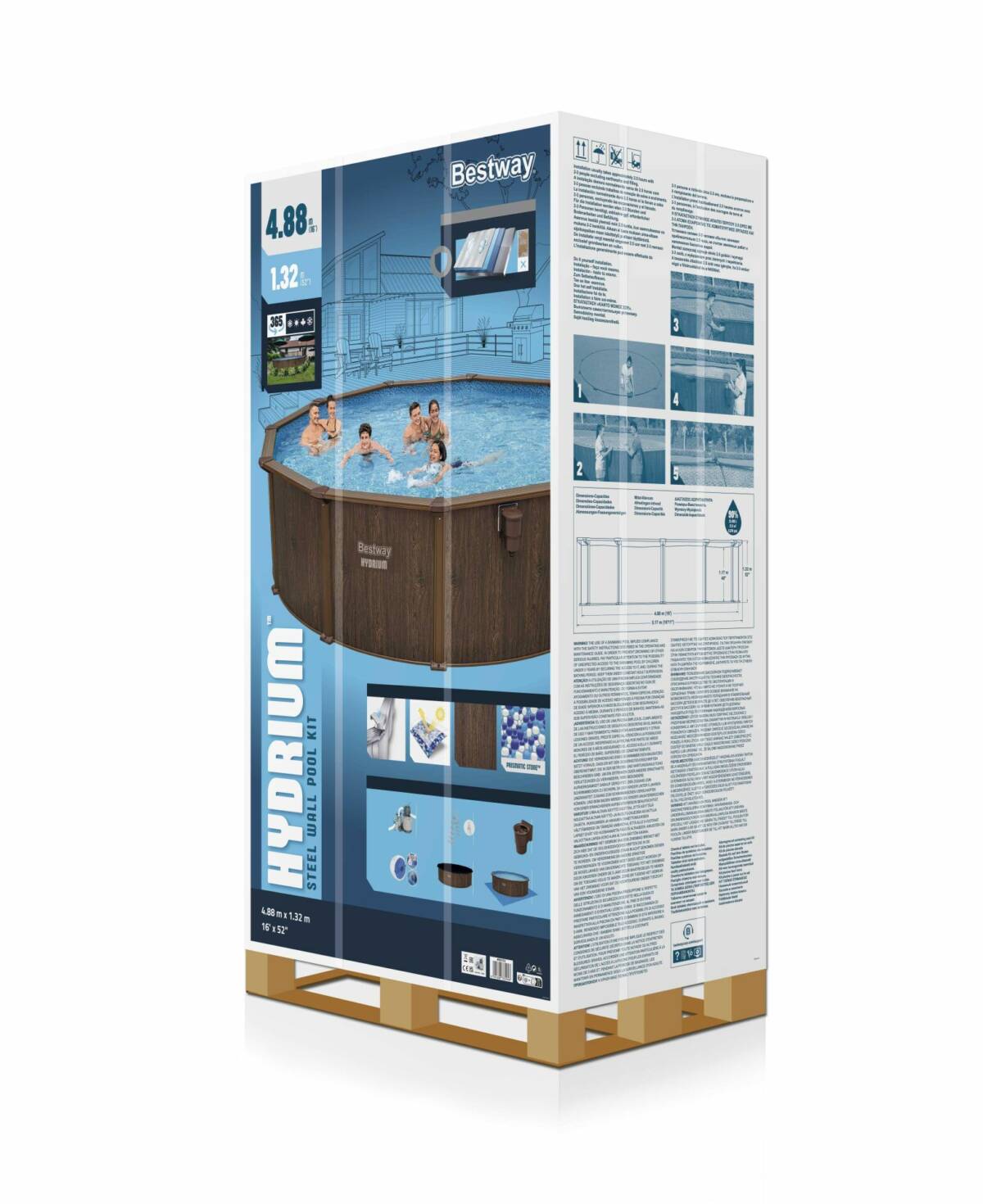 Bestway® 561CU Hydrium™ 488*132 cm 3