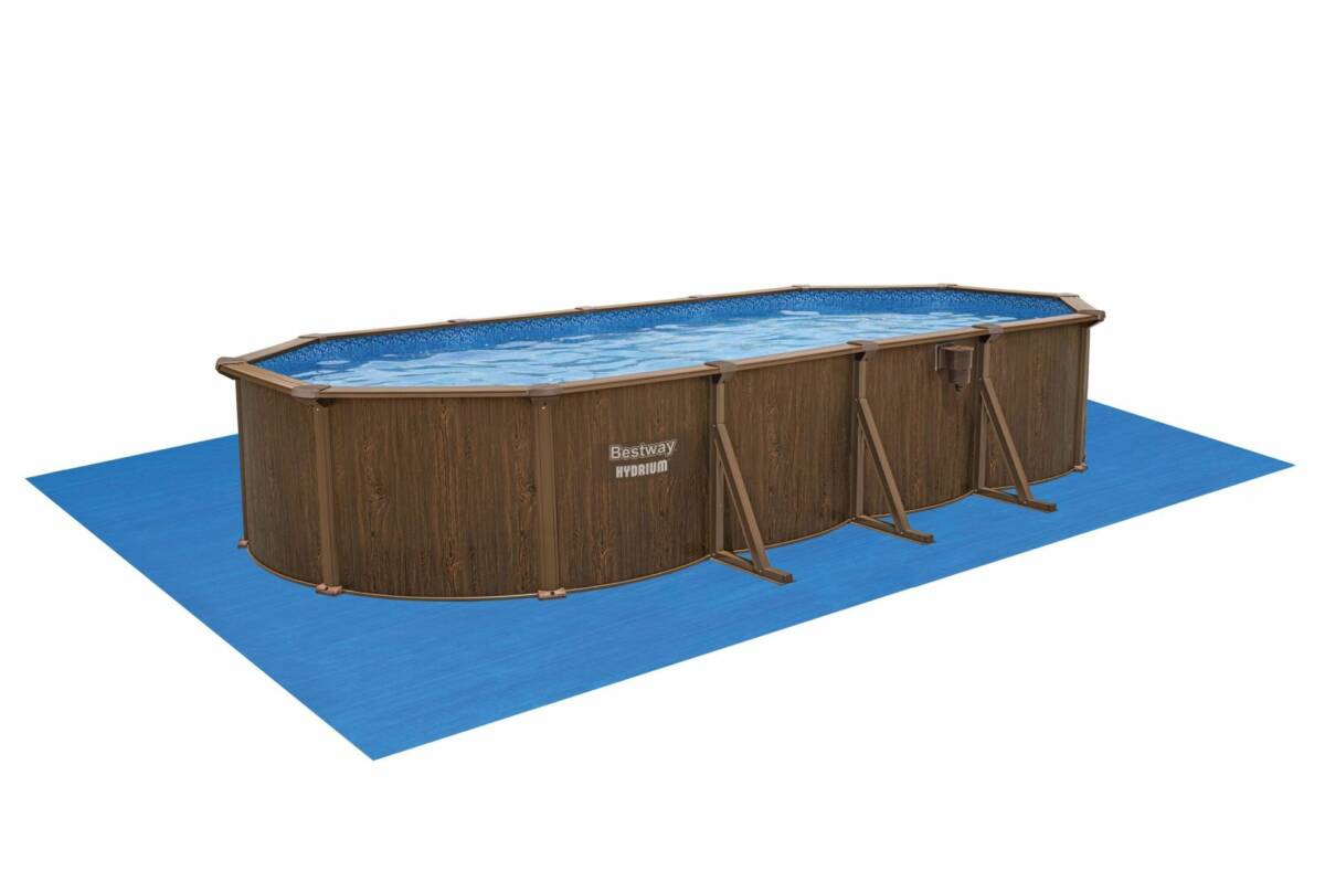 Bestway® 561CW Hydrium™ Çelik Duvarlı Oval Yerüstü Havuz Seti 7,32 m x 3,66 m x 1,32 m 3