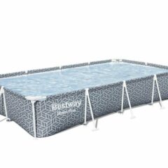 Bestway® 561FT Steel Pro® Dikdörtgen Prefabrik Yer Üstü Havuz 3,66 m x 2,01 m x 66 cm 
