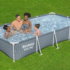 Bestway® 561FT Steel Pro® Dikdörtgen Prefabrik Yer Üstü Havuz 3,66 m x 2,01 m x 66 cm 2
