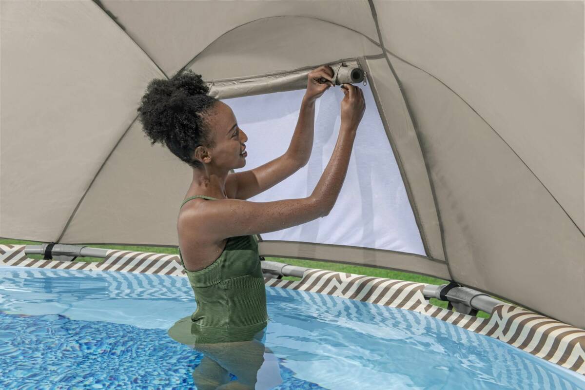 Bestway® 561FY Steel Pro MAX™ Gölgelikli Prefabrik Yer Üstü Havuz 3,96 m x 1,07 m 3