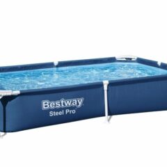 Bestway® 56401 Steel Pro™ Yer Üstü Prefabrik Dikdörtgen Havuz 2,21 m x 1,50 m x 43 cm