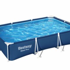 Bestway® 56404 Steel Pro® Dikdörtgen Yerüstü Prefabrik Havuz 3,00 m x 2,01 m x 66 