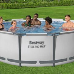 Bestway® 56418 Steel Pro MAX™ Yer Üstü Prefabrik Havuz Seti 3,66 m x 1,00 m 1