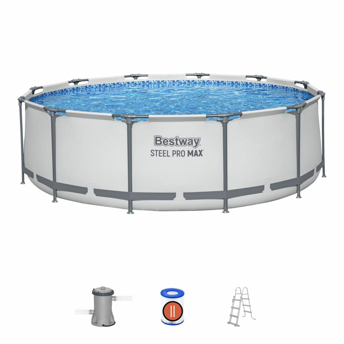 Bestway® 56418 Steel Pro MAX™ Yer Üstü Prefabrik Havuz Seti 3,66 m x 1,00 m