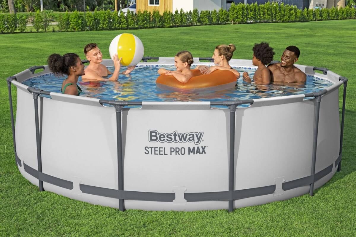 Bestway® 56420 Steel Pro MAX™ Yer Üstü Prefabrik Havuz Seti 3,66 m x 1,22 m 1