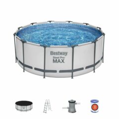 Bestway® 56420 Steel Pro MAX™ Yer Üstü Prefabrik Havuz Seti 3,66 m x 1,22 m 
