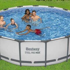 Bestway® 56438 Steel Pro MAX™ Prefabrik Yer Üstü Havuz Seti 4,57 m x 1,22 m 1