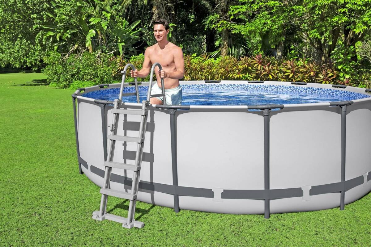 Bestway® 56438 Steel Pro MAX™ Prefabrik Yer Üstü Havuz Seti 4,57 m x 1,22 m 3
