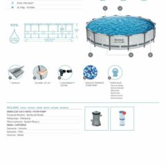 Bestway® 56595 Steel Pro MAX™ Prefabrik Yer Üstü Havuz Seti 4,27 m x 84 cm 2