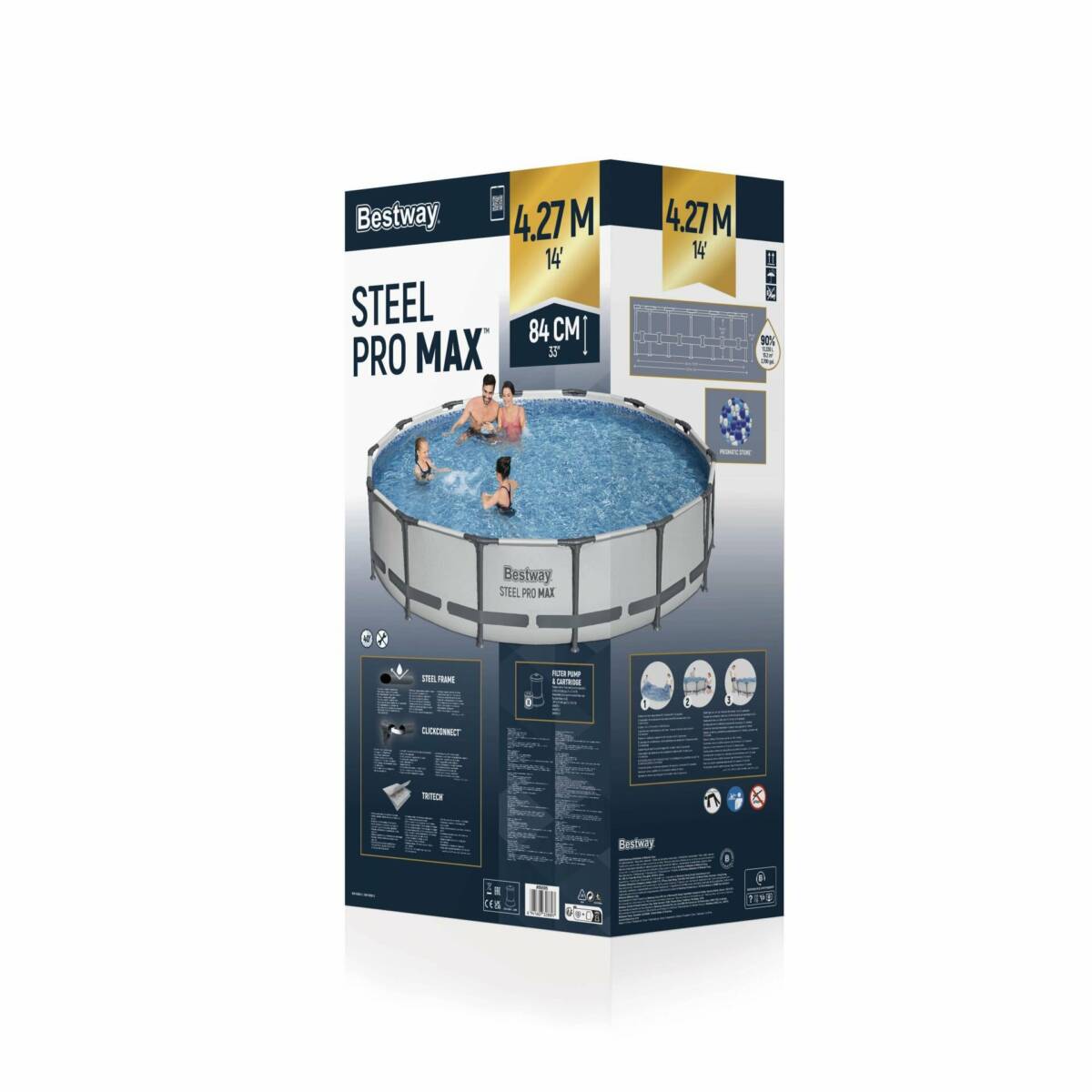 Bestway® 56595 Steel Pro MAX™ Prefabrik Yer Üstü Havuz Seti 4,27 m x 84 cm 3