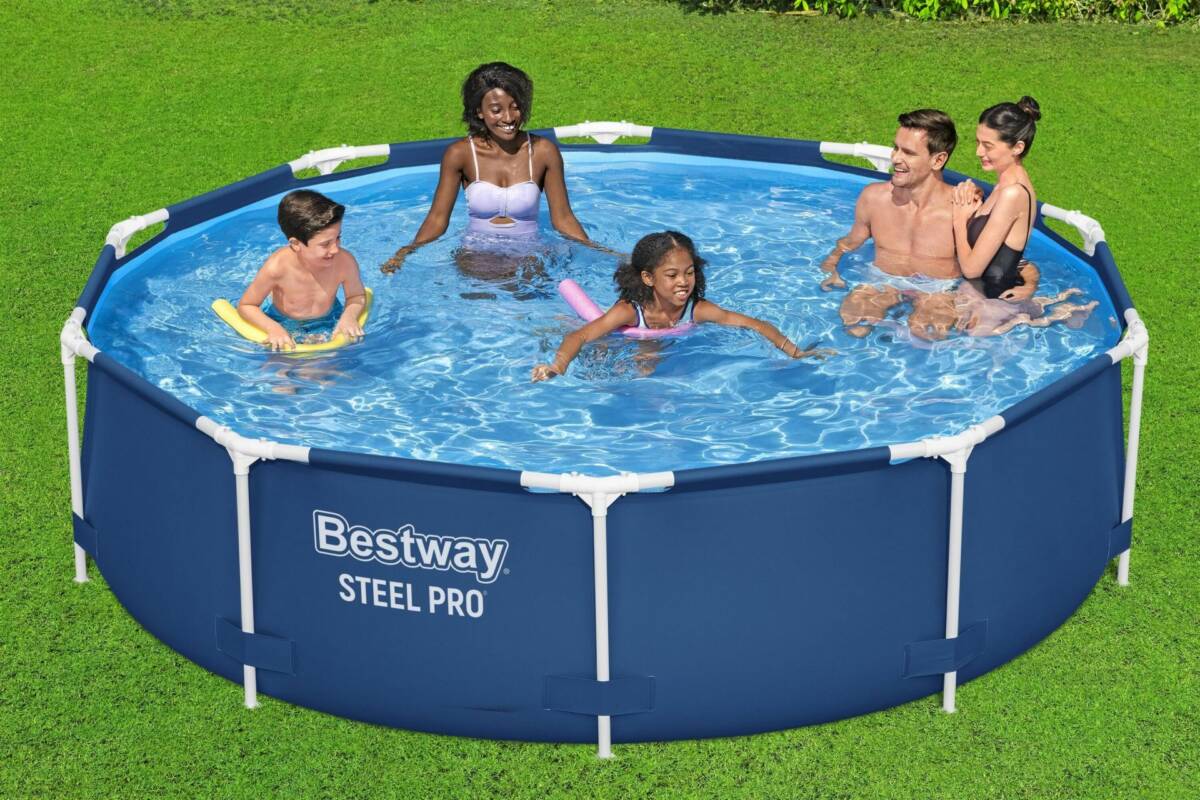 Bestway® 56677 Steel Pro™ Prefabrik Yerüstü Çember Havuz 3,05 m x 76 cm 1