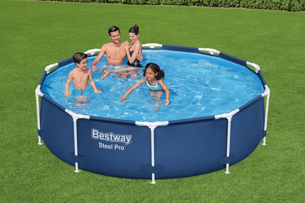 Bestway® 56679 Steel Pro™ Prefabrik Yerüstü Çember Havuz 3,05 m x 76 cm 1