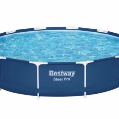 Bestway® 56706 Steel Pro® Prefabrik Yer Üstü Çember Havuz Seti 3,66 m x 76 cm 