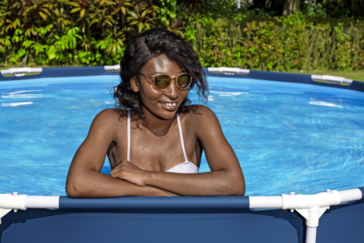 Bestway® 56706 Steel Pro® Prefabrik Yer Üstü Çember Havuz Seti 3,66 m x 76 cm 1