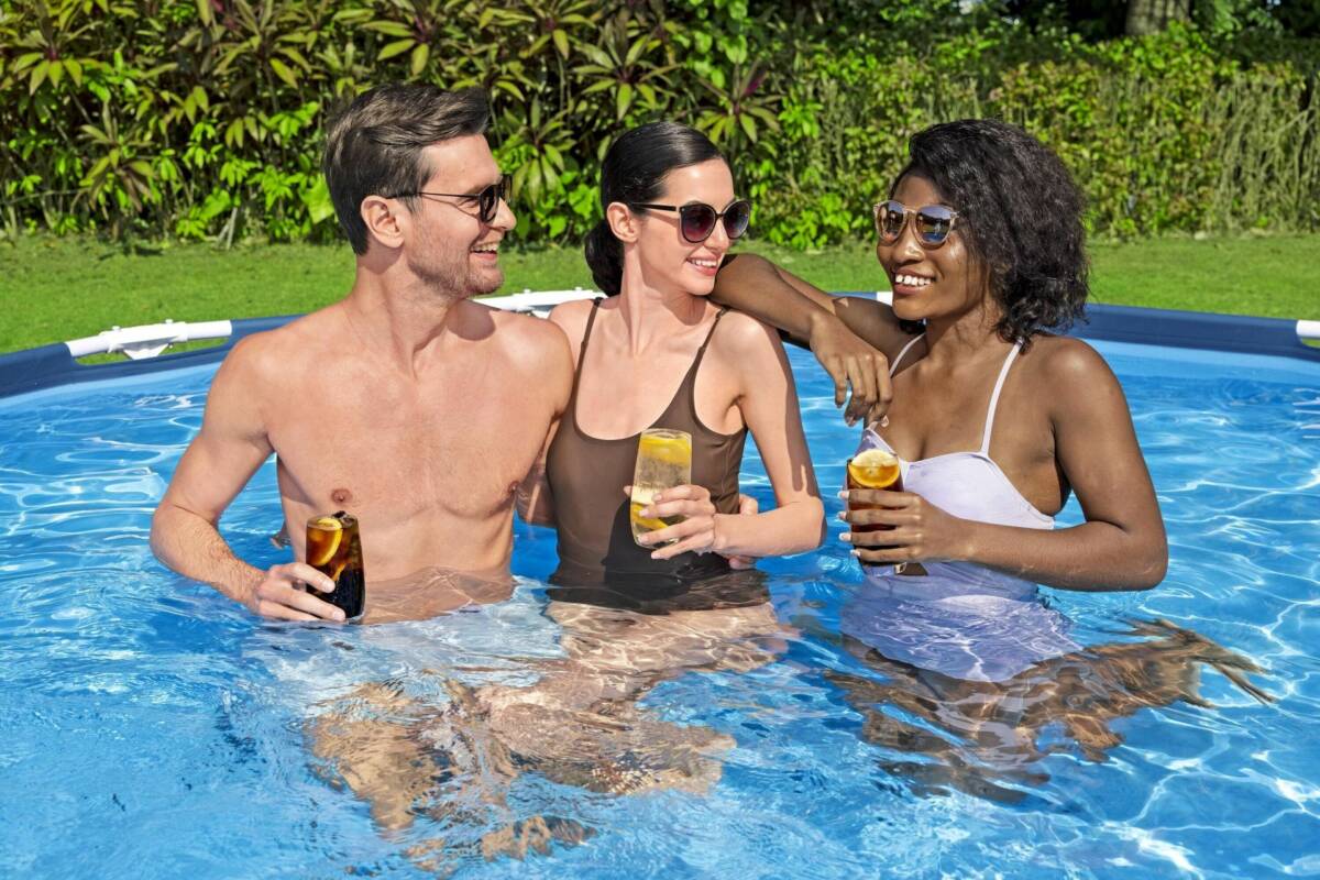 Bestway® 56706 Steel Pro® Prefabrik Yer Üstü Çember Havuz Seti 3,66 m x 76 cm 3