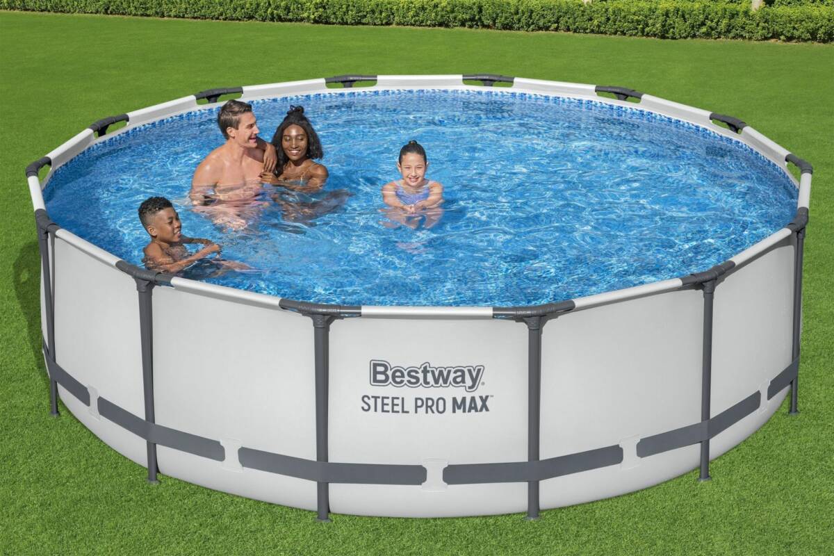 Bestway® 56950 Steel Pro MAX™ Prefabrik Yer Üstü Çember Havuz Seti 4,27 m x 1,07 m 1