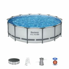 Bestway® 56950 Steel Pro MAX™ Prefabrik Yer Üstü Çember Havuz Seti 4,27 m x 1,07 m
