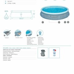 Bestway® 57313 Fast Set™ Çember Şişme Havuz Seti 457*84 cm 3
