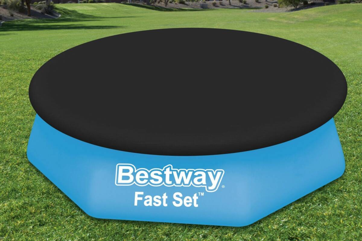 Bestway® 58032 Fast Set™ Havuz Örtüsü – 2,40 m çaplı şişme havuzlar için 1