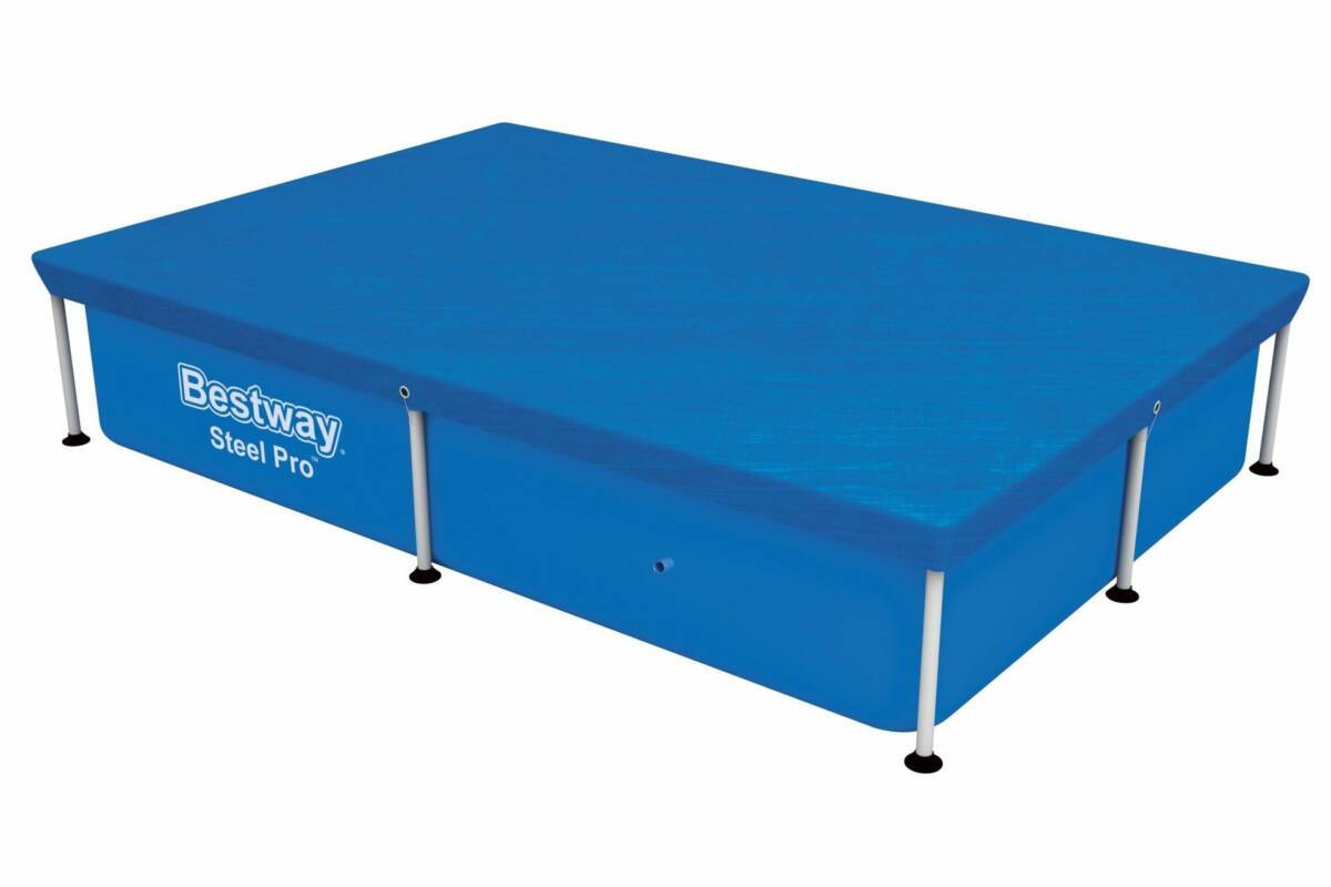 Bestway® 58103 Dikdörtgen Havuz Örtüsü – 2,24 m x 1,54 m Yerüstü Havuzlar için 1