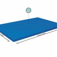 Bestway® 58103 Dikdörtgen Havuz Örtüsü – 2,24 m x 1,54 m Yerüstü Havuzlar için 2