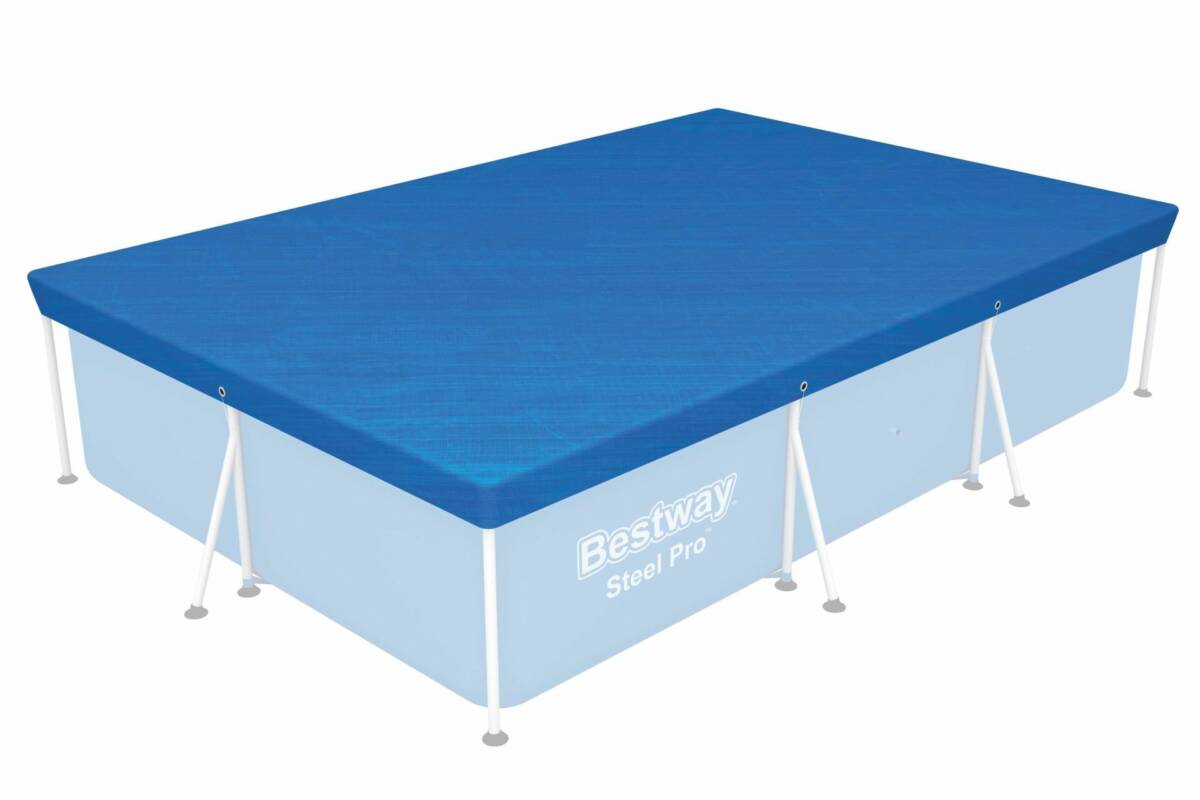 Bestway® 58106 Dikdörtgen Havuz Örtüsü – 3,00m x 2,01m Yerüstü Havuzlar için 1