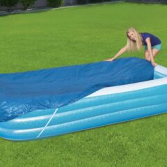 Bestway® 58108 Dikdörtgen Havuz Örtüsü – 3,05 m x 1,83 m Şişme Havuzlar için 