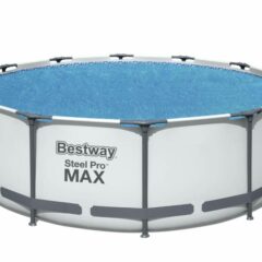 Bestway® 58242 Güneş Isıtmalı Havuz Örtüsü – 3,66m ve 3,96m çaplı yerüstü havuzlar için