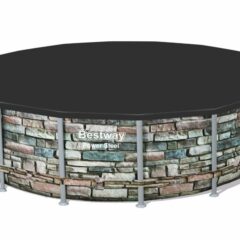 Bestway® 58249 Havuz Örtüsü – 4,57m ve 4,88 m çaplı yerüstü havuzlar için 3