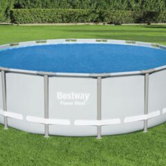 Bestway® 58253 Güneş Isıtmalı Havuz Örtüsü – 3,96 m, 4,27 m ve 4,57 m Yerüstü Havuzlar için 1