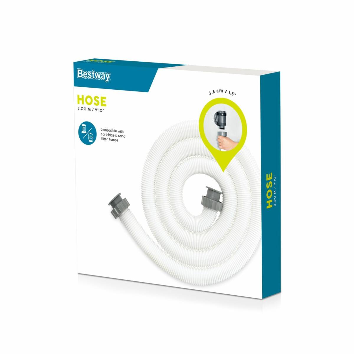 Bestway® 58368 Havuz Filtre Devirdaim Hortumu 38 mm 2