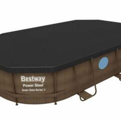 Bestway® 58425 Oval Havuz Örtüsü – 4,27 m x 2,50 m Yerüstü Havuzlar için 3