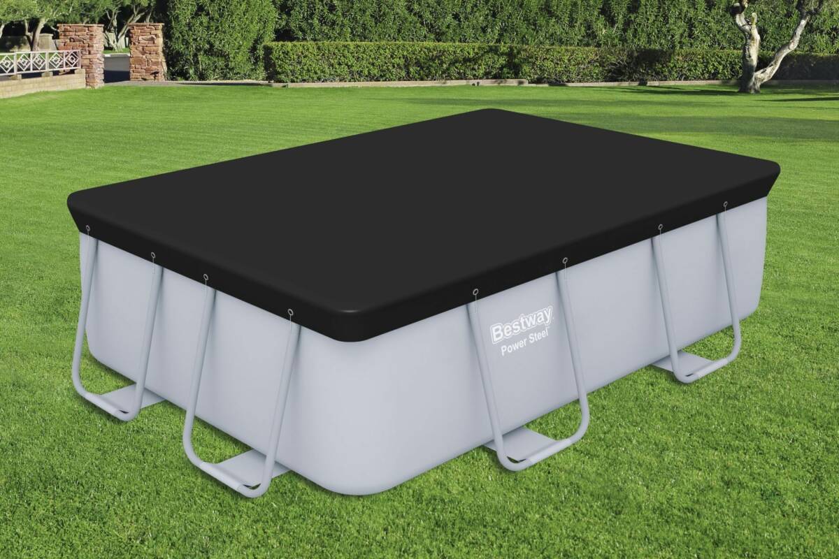Bestway® 58442 Dikdörtgen Havuz Örtüsü 2,82 m & 1,96 m havuzlar için 1