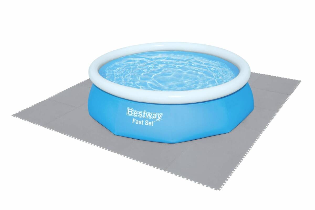 Bestway® 58636 78 cm x 78 cm Parçalı Zemin Koruyucu Mat, 9 lu Paket 3