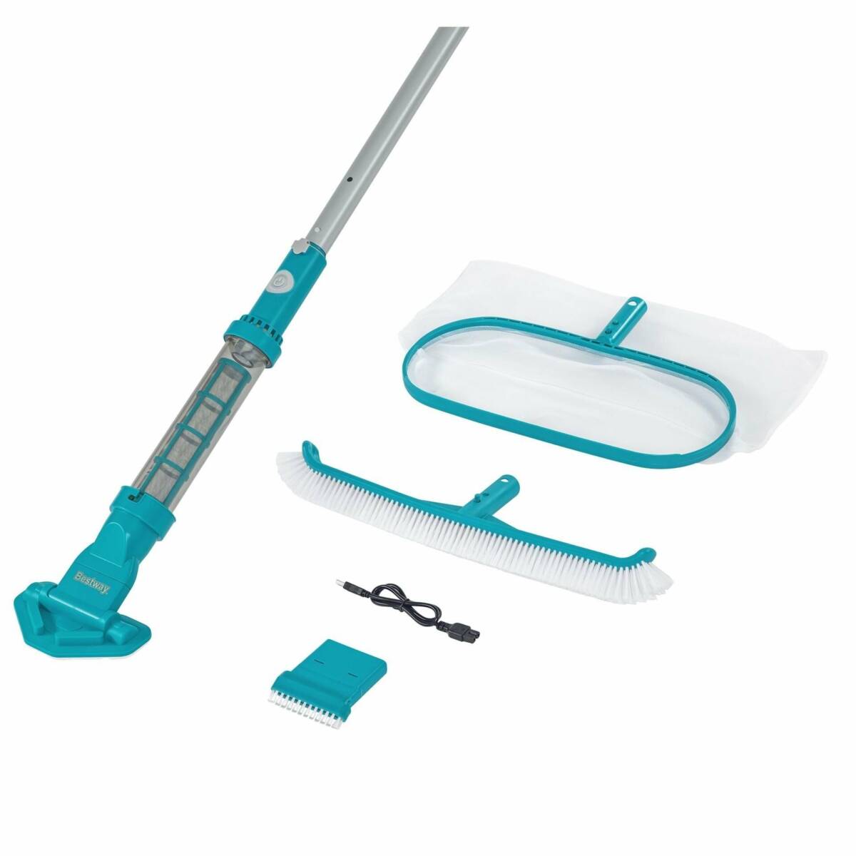 Bestway® 58831 AquaSurge™  58831 Havuz Bakım Seti – Vakum Süpürge ve Süzgeç ile