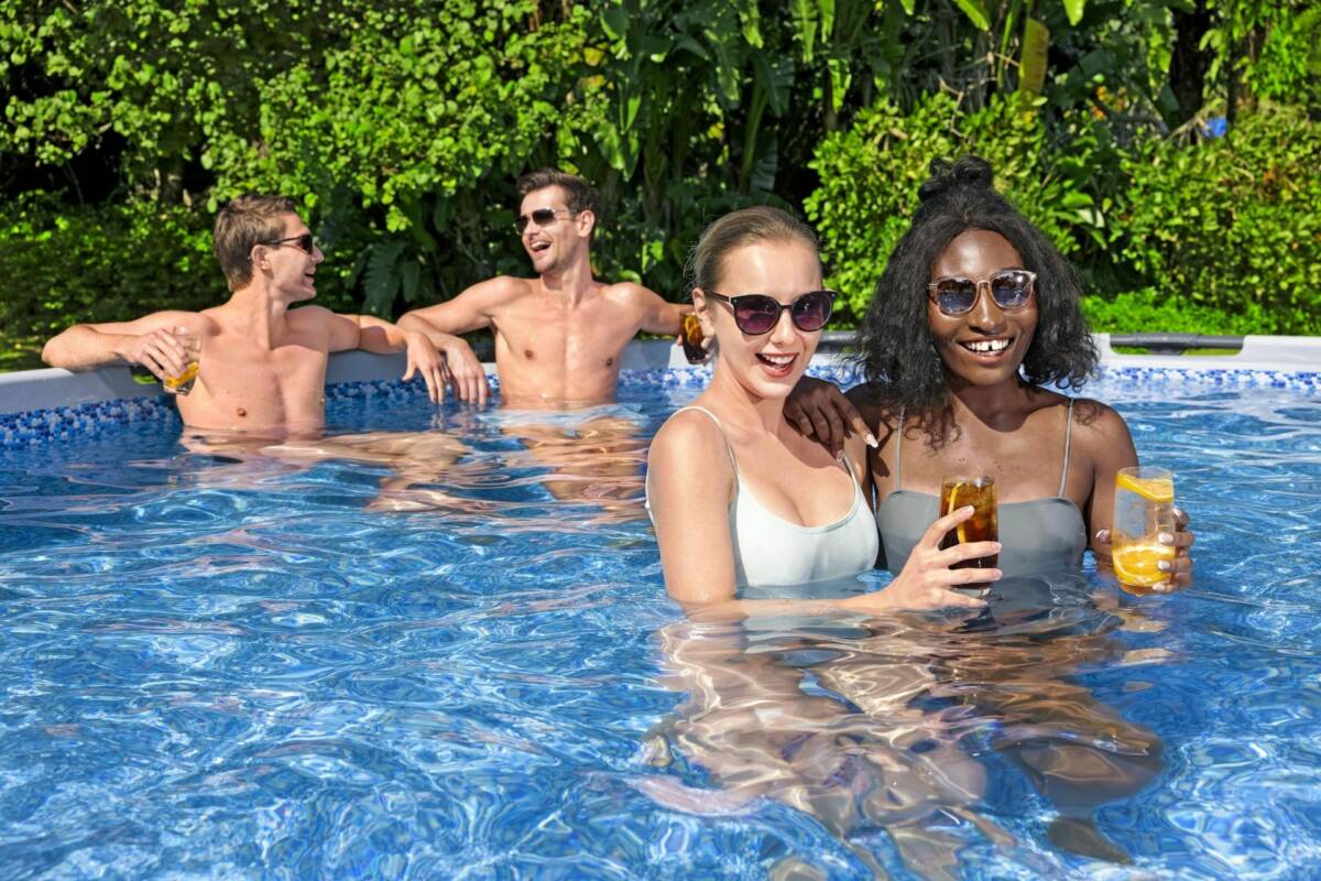 Bestway® Steel Pro MAX™ 56488 Prefabrik Yer Üstü Havuz Seti 4,57 m x 1,07 m 2