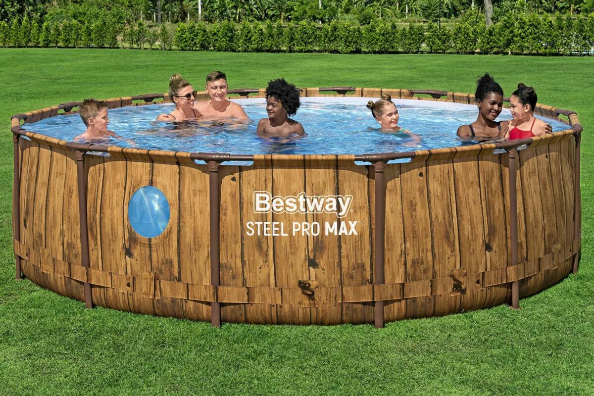 Bestway® Steel Pro MAX™ Splashview™  561JM Çember Yerüstü Havuz Seti 4,27 m x 1,07 m 1