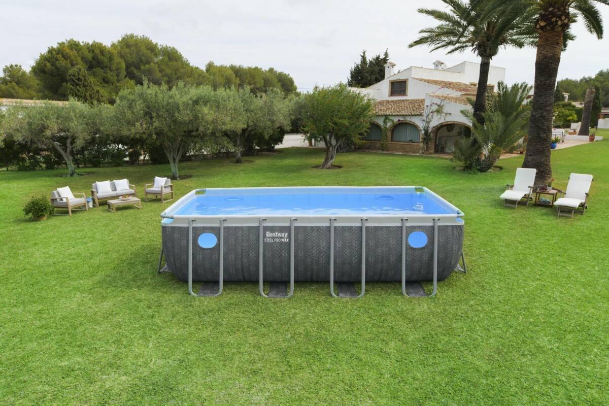 Bestway® Steel Pro MAX™ Splashview™ 561MB Dikdörtgen Yerüstü Havuz Seti 4,88 m x 2,44 m x 1,22 m 3